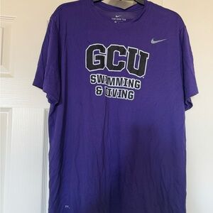 Men's Nike Grand Canyon University GCU Lopes Swimming & Diving Size XL Purple